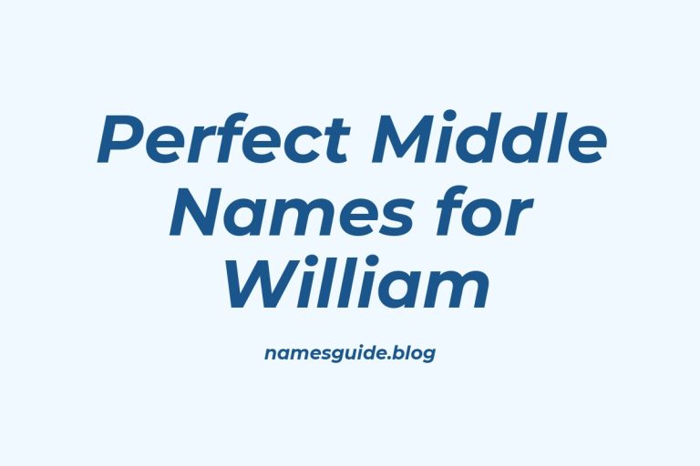 47+ Perfect Middle Names for William: Find the Ideal Match