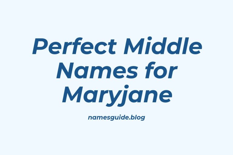 45+ Perfect Middle Names for Maryjane