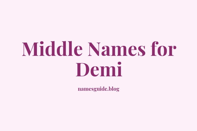 72+ Middle Names for Demi: The Ultimate Guide