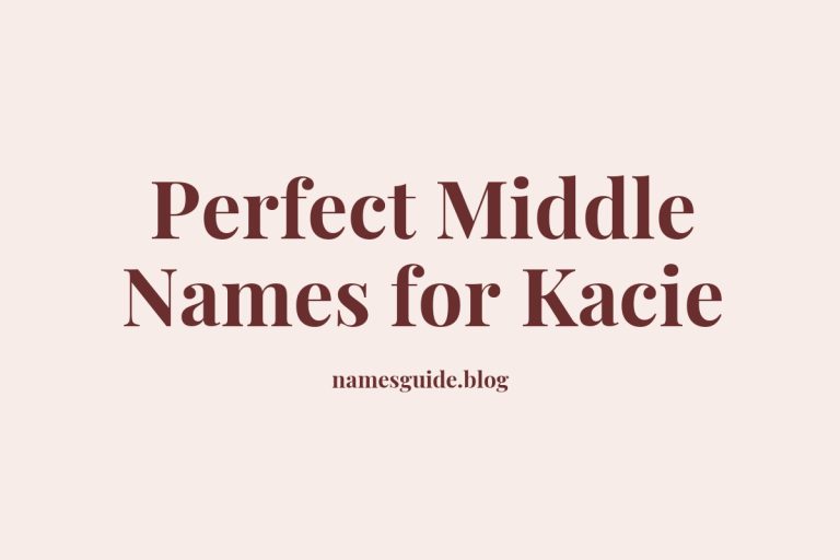38+ Perfect Middle Names for Kacie: Find the Ideal Match