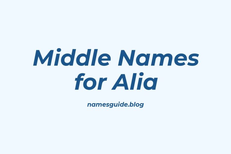 36+ Middle Names for Alia: The Perfect Complement