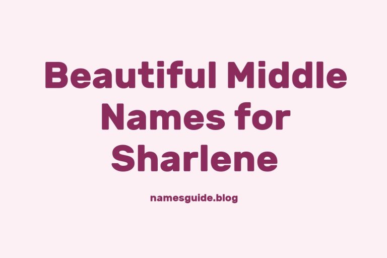 74+ Beautiful Middle Names for Sharlene: Find the Perfect Match