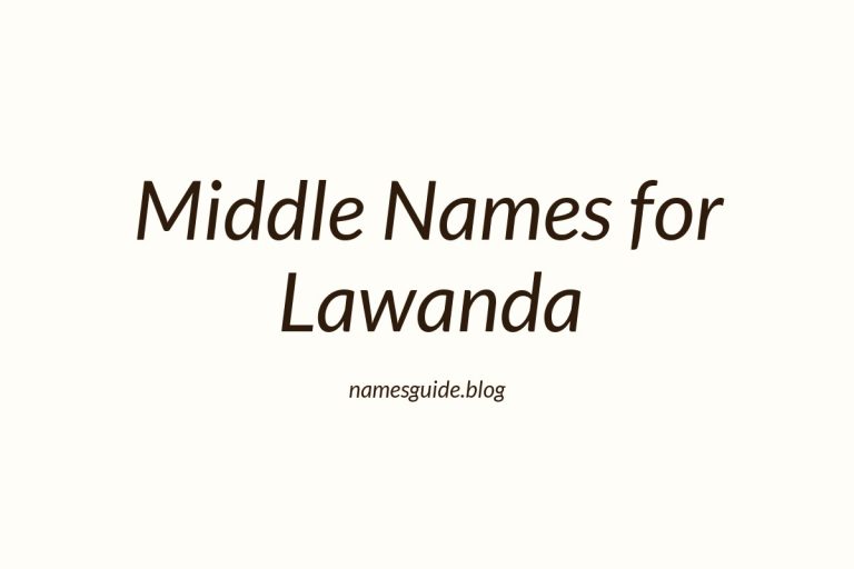 72+ Middle Names for Lawanda: Find the Perfect Match