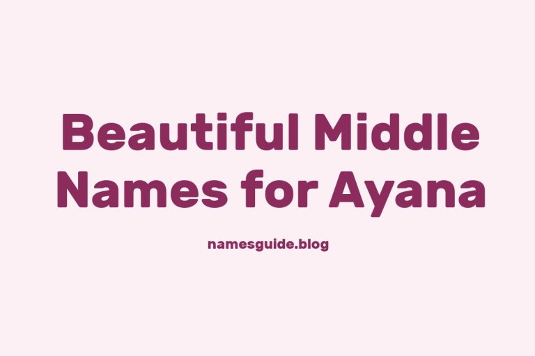79+ Beautiful Middle Names for Ayana: Find the Perfect Match