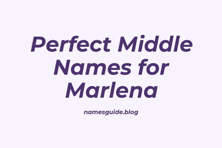 51+ Perfect Middle Names for Marlena