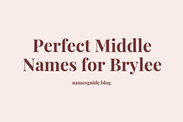 51+ Perfect Middle Names for Brylee: Find the Ideal Match