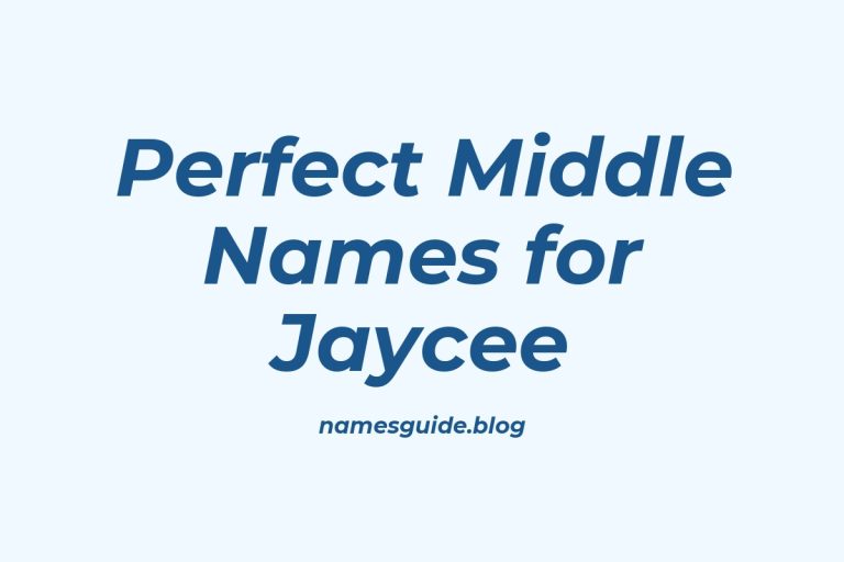 57+ Perfect Middle Names for Jaycee