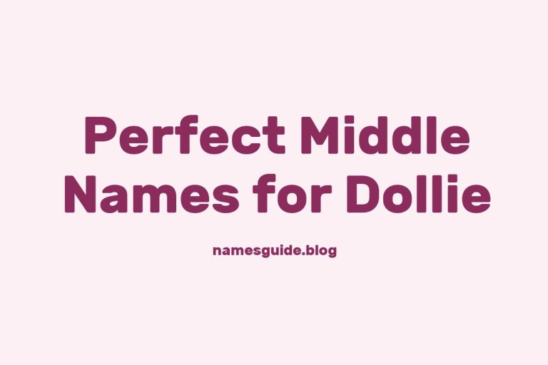82+ Perfect Middle Names for Dollie: Find the Ideal Match
