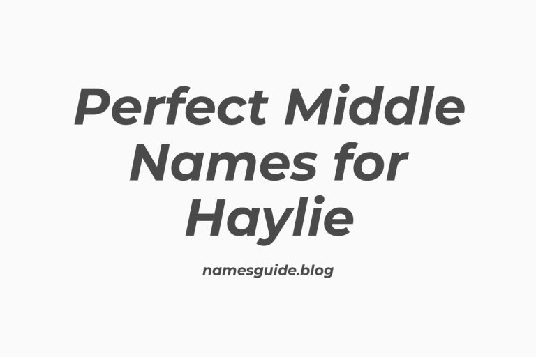 58+ Perfect Middle Names for Haylie
