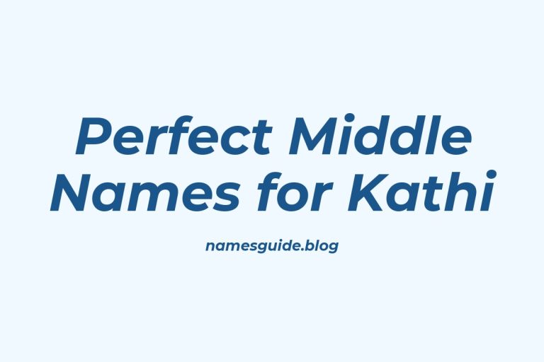 56+ Perfect Middle Names for Kathi: Find the Best Fit