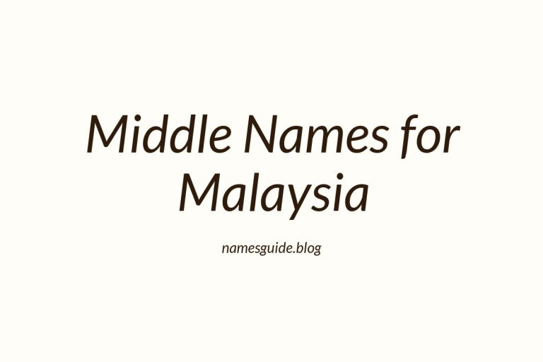 76+ Middle Names for Malaysia: The Ultimate List