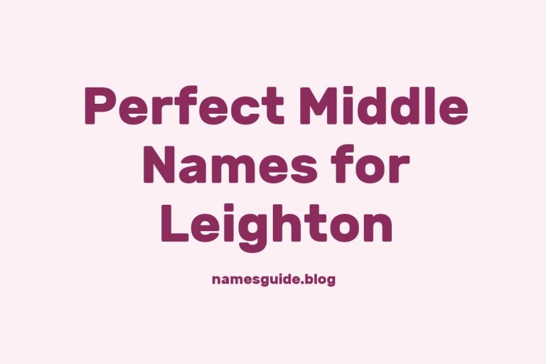 53+ Perfect Middle Names for Leighton: Find the Ideal Match
