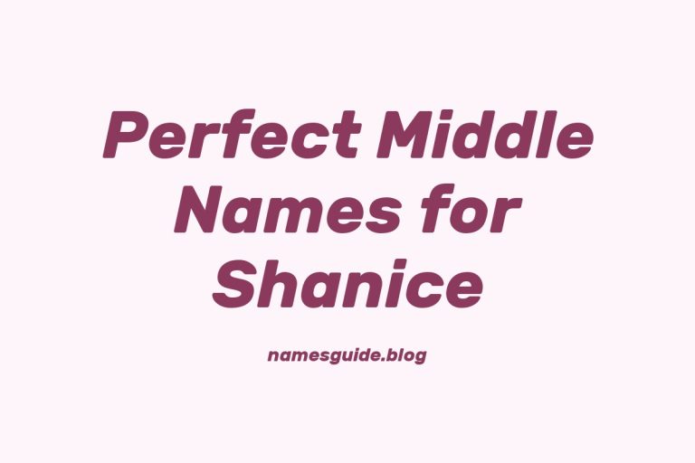 37+ Perfect Middle Names for Shanice