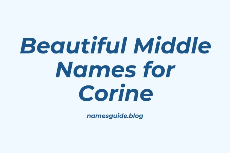 39+ Beautiful Middle Names for Corine: Find the Perfect Match