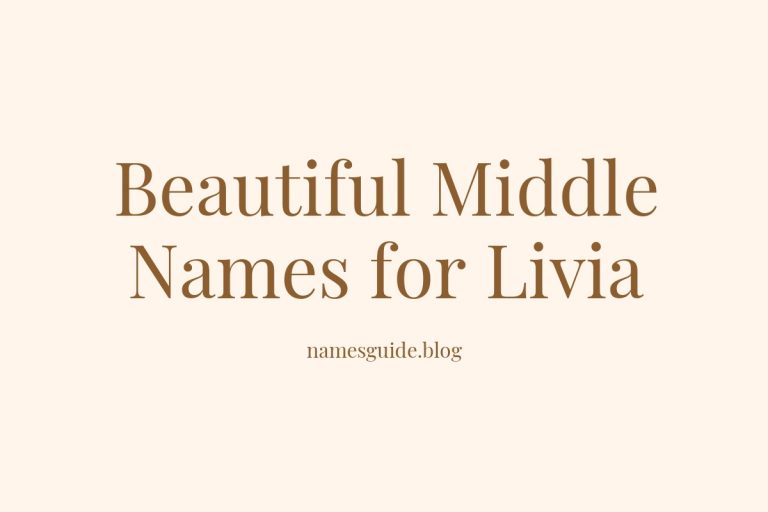 51+ Beautiful Middle Names for Lilyana
