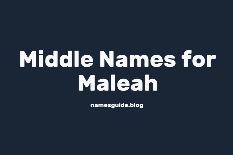 63+ Perfect Middle Names for Maleah: Find the Ideal Match