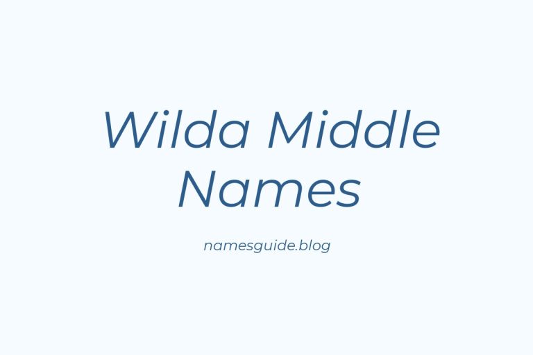 81+ Wilda Middle Names: The Ultimate List for Your Baby Girl