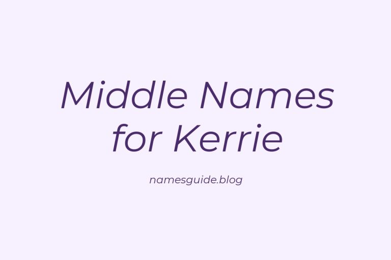 53+ Perfect Middle Names for Nannie