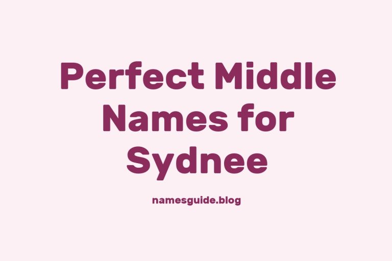 51+ Perfect Middle Names for Sydnee