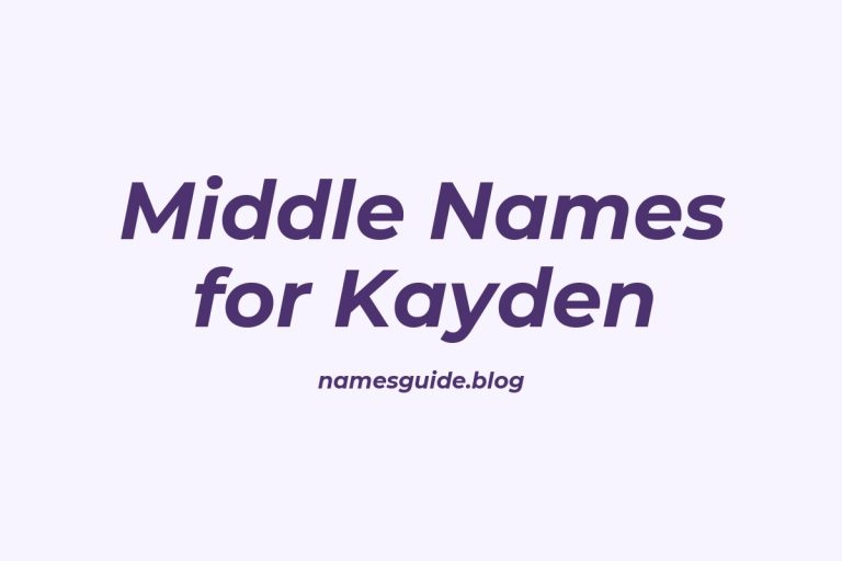 45+ Middle Names for Kayden: The Ultimate List