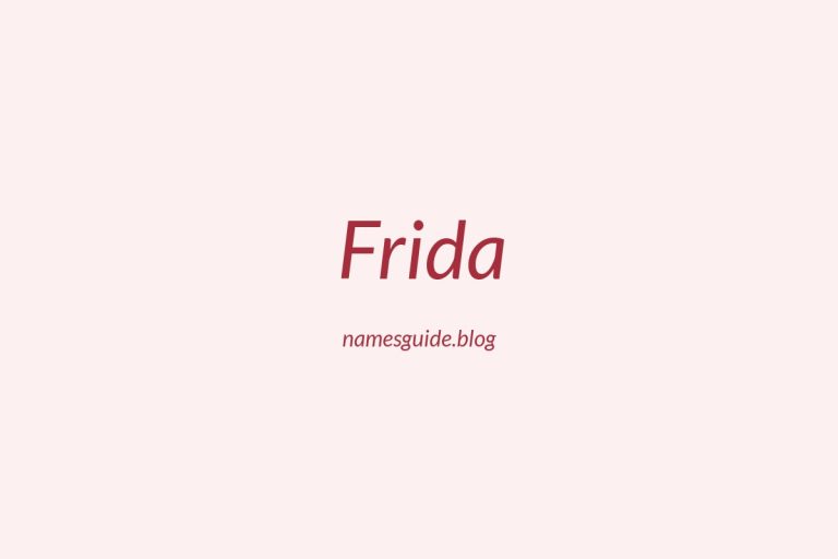 50+ Beautiful Middle Names for Frida: The Perfect Pairings
