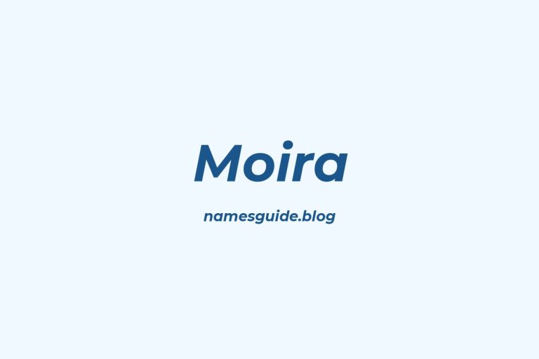 58+ Beautiful Middle Names for Moira
