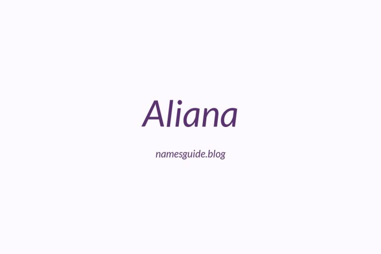 54+ Beautiful Middle Names for Aliana: Find the Perfect Match