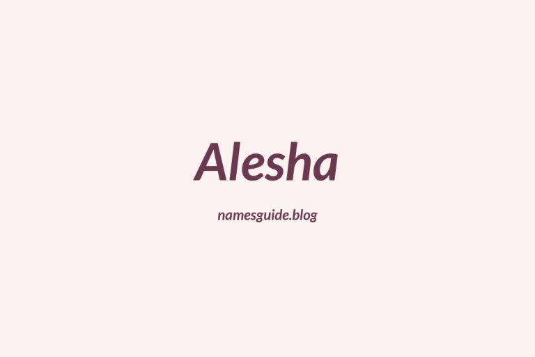 50+ Middle Names for Alesha: Find the Perfect Fit