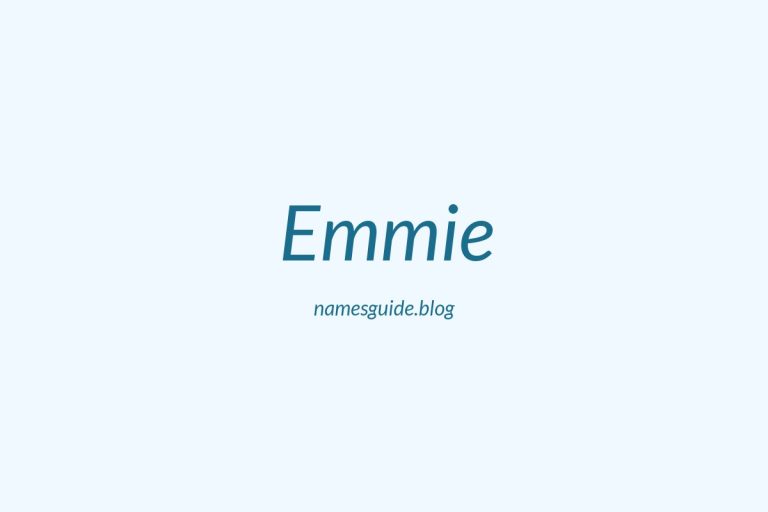 85+ Beautiful Middle Names for Emmie