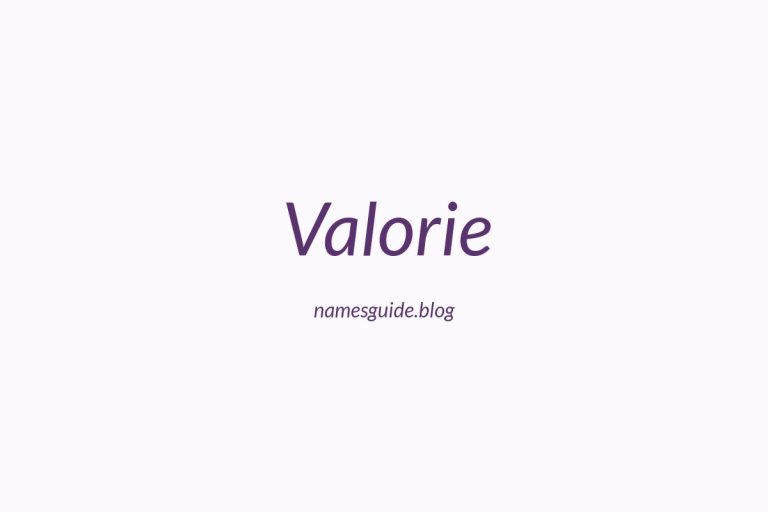 77+ Beautiful Middle Names for Valorie: Find the Perfect Match