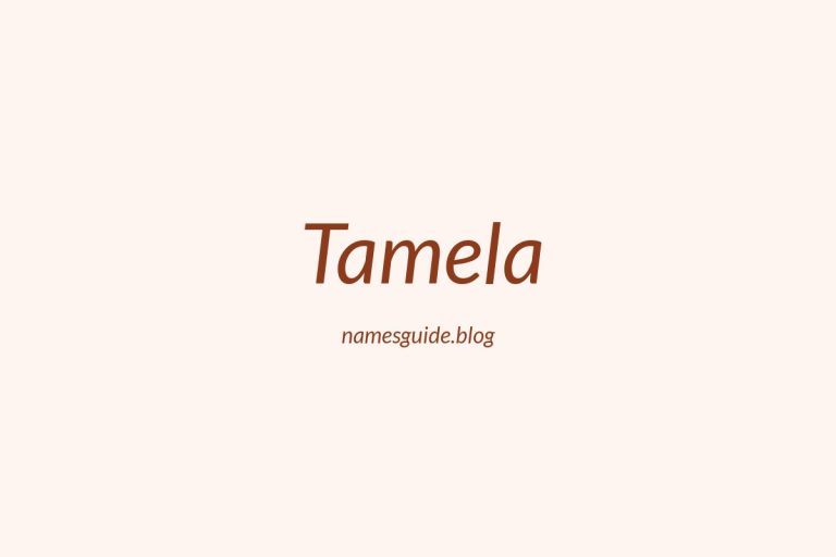 83+ Middle Names for Tamela: The Ultimate Guide