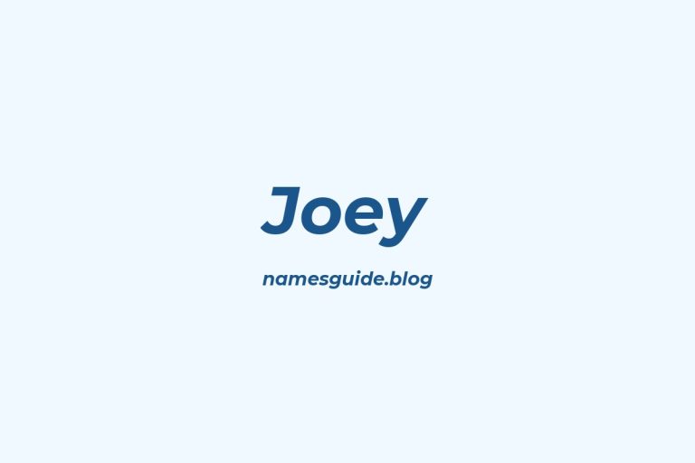 50+ Middle Names for Joey: The Ultimate Guide