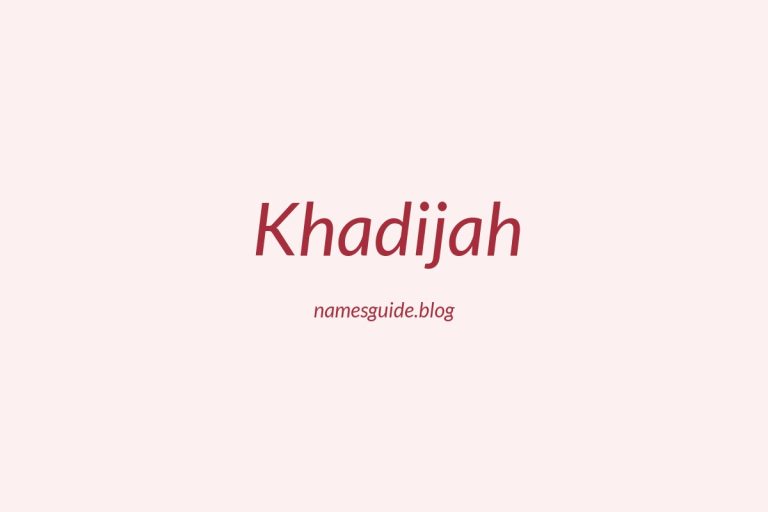 64+ Middle Names for Khadijah: Find the Perfect Fit