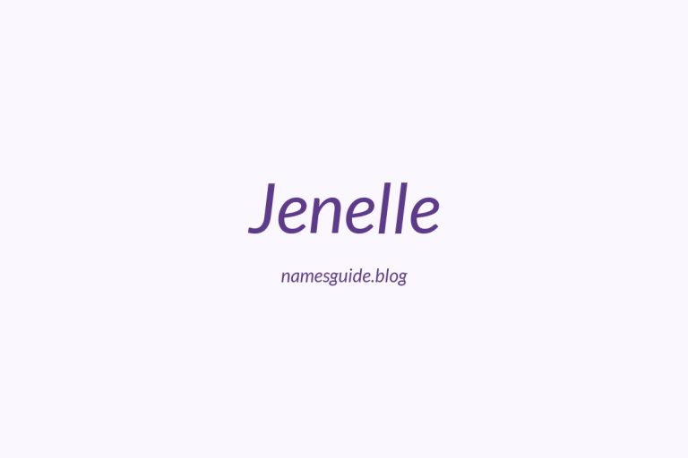 38+ Middle Names for Jenelle: The Perfect Complement
