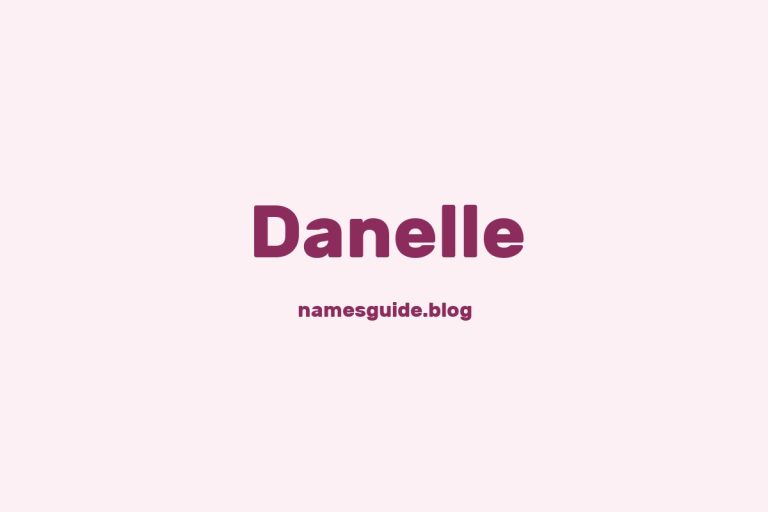 62+ Middle Names for Danelle: The Perfect Complement