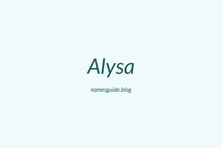 75+ Beautiful Middle Names for Alysa: Find the Perfect Match