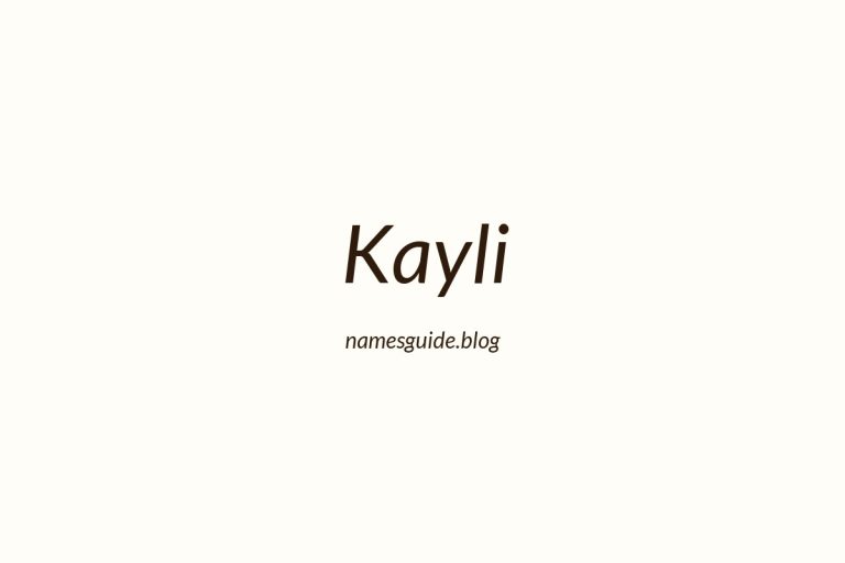 70+ Beautiful Middle Names for Kayli