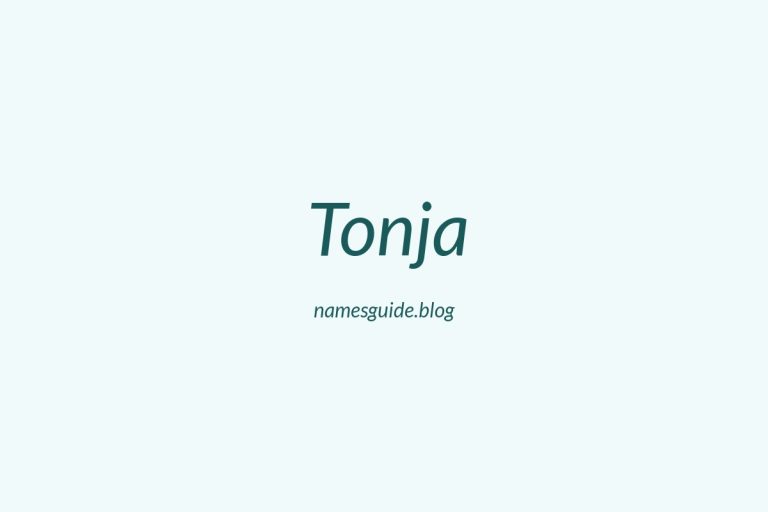 46+ Perfect Middle Names for Tonja