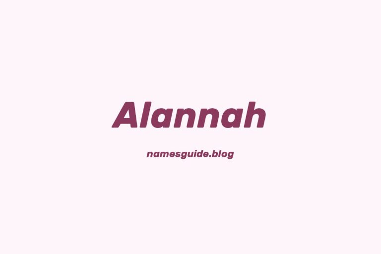 58+ Beautiful Middle Names for Alannah