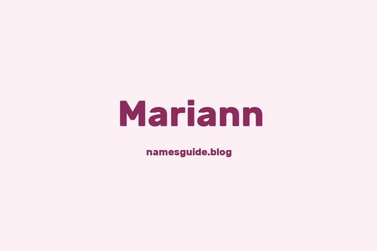69+ Middle Names for Mariann: The Perfect Complement