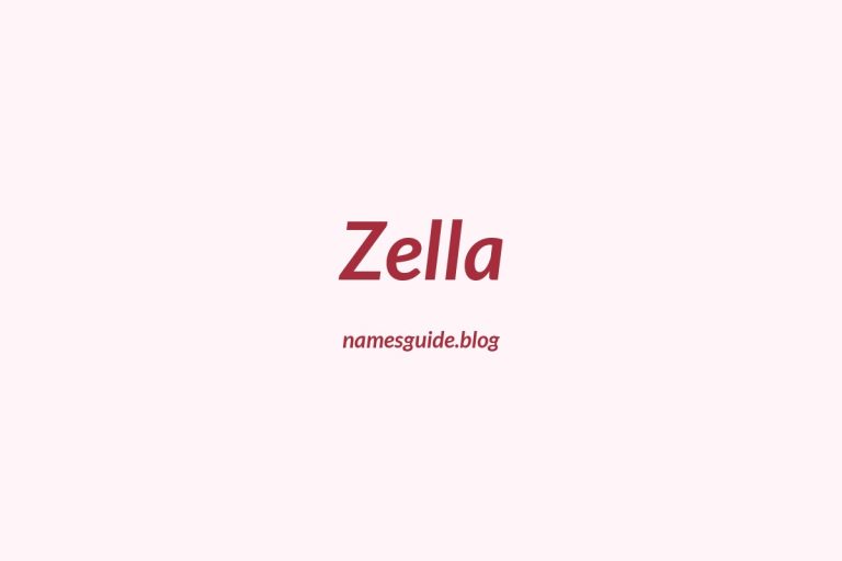 83+ Middle Names for Zella: The Ultimate Guide
