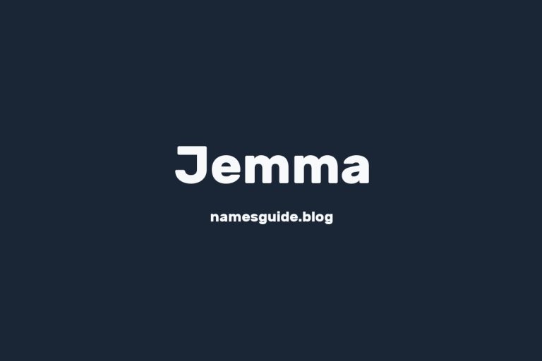 51+ Beautiful Middle Names for Jemma