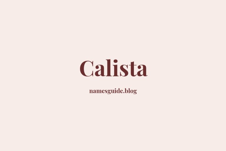 73+ Beautiful Middle Names for Calista: Find the Perfect Match