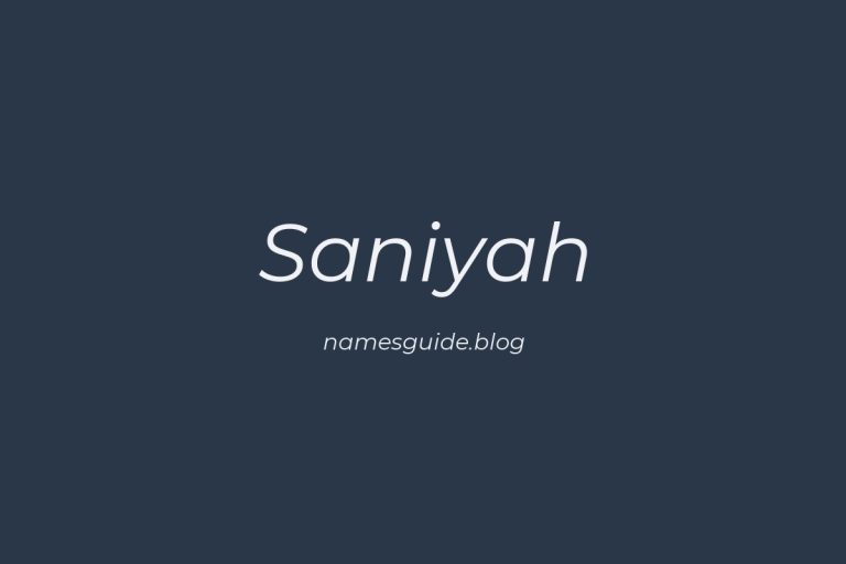 36+ Middle Names Perfect for Saniyah