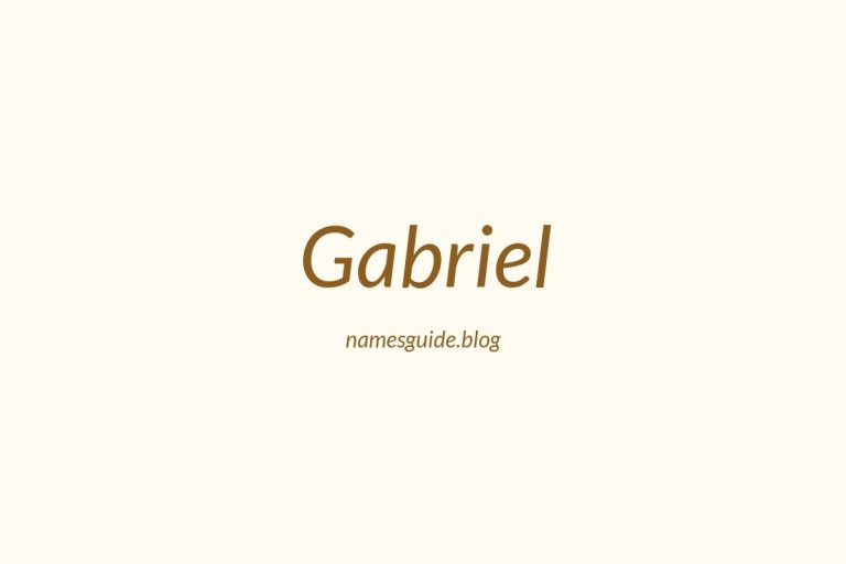 42+ Middle Names for Gabriel: The Perfect Complement