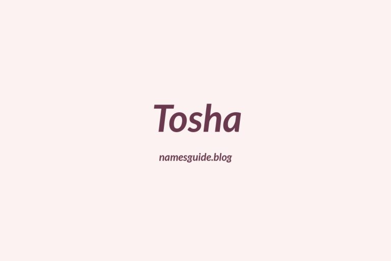 65+ Middle Names for Tosha: The Ultimate Guide