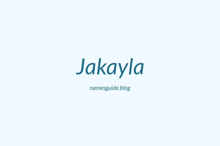 46+ Middle Names for Jakayla: The Perfect Complement