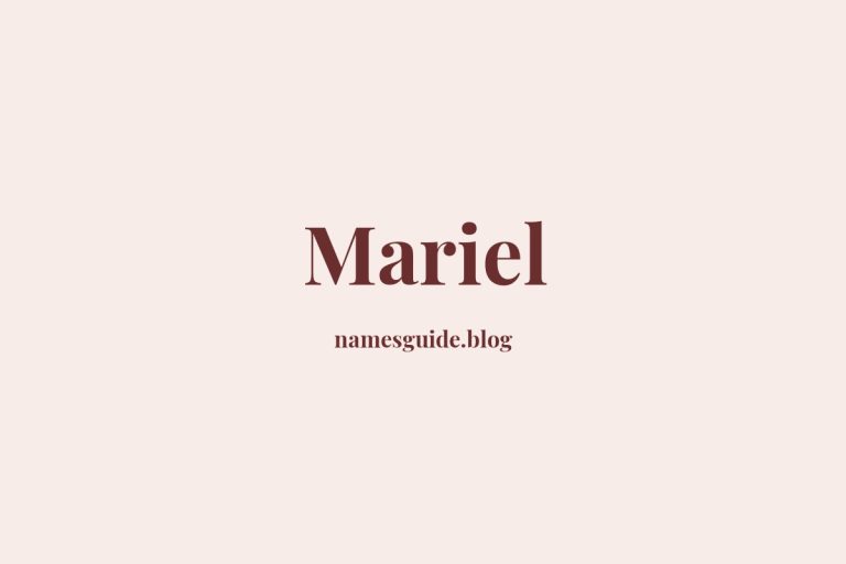 67+ Perfect Middle Names for Mariel: Find the Ideal Match