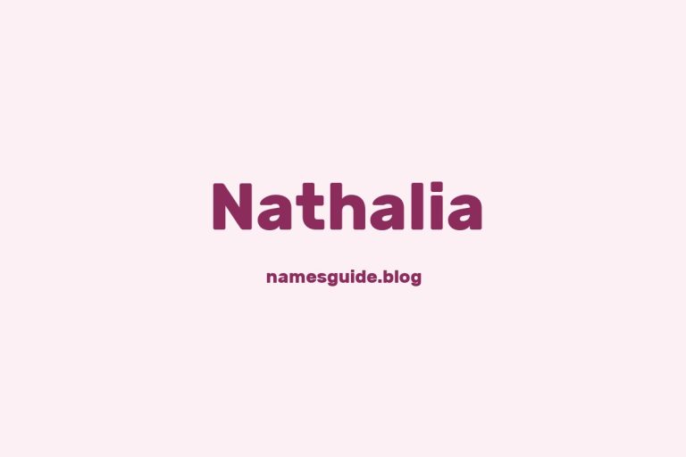 52+ Beautiful Middle Names for Nathalia: Find the Perfect Match
