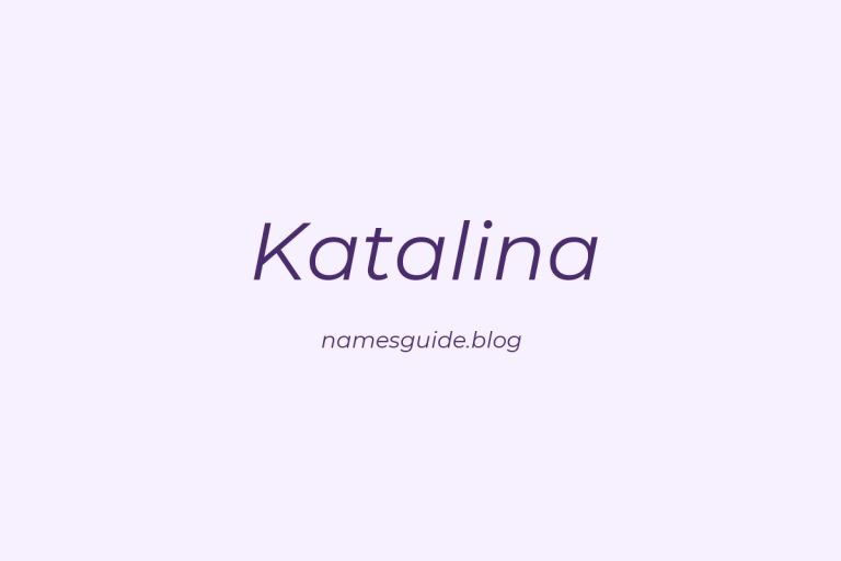 43+ Beautiful Middle Names for Katalina